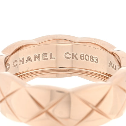 Chanel 18K Beige Gold Small Coco Crush Ring 52 6 4 of 4