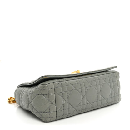 Christian Dior Calfskin Cannage Small Caro Bag Grey 4 of 11