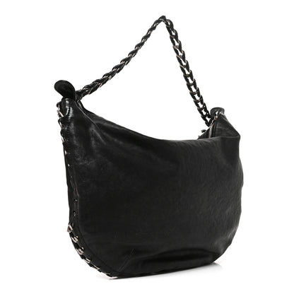 Chanel Calfskin Modern Chain Hobo Black 3 of 10