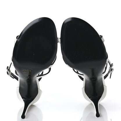 Louis Vuitton Patent Call Back Sandals 41 White 5 of 8