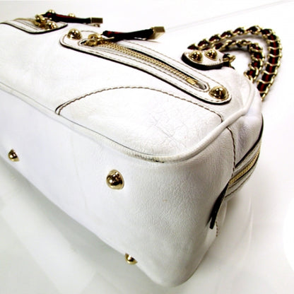Gucci Leather Small Capri Tote White 5 of 11