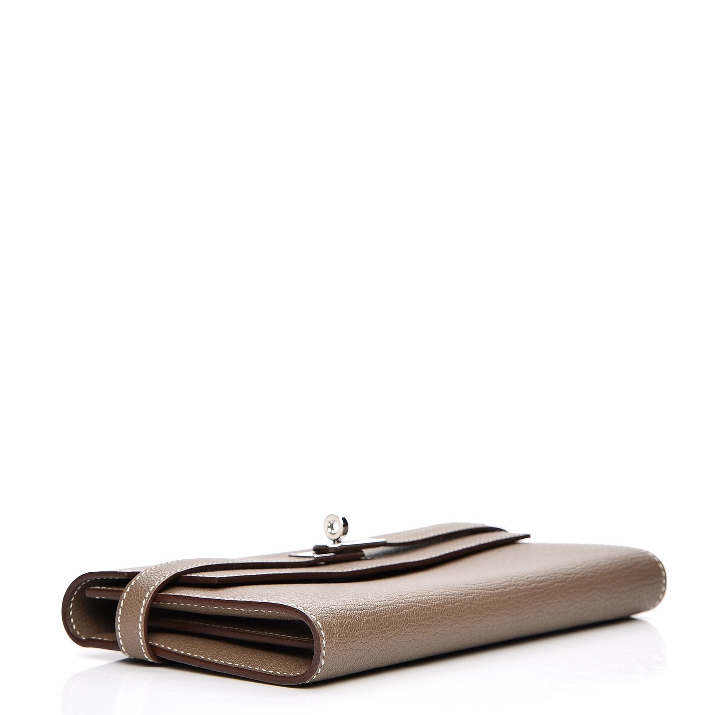Chevre Mysore Kelly Longue Wallet Etoupe