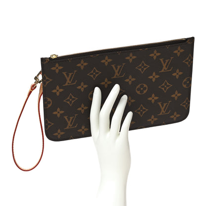 Louis Vuitton Monogram Neverfull MM GM Pochette 2 of 9