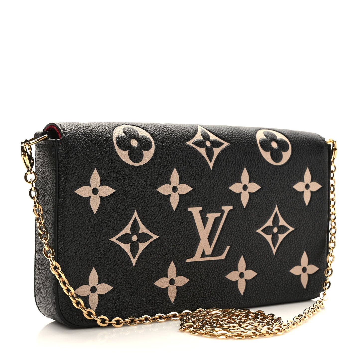 Empreinte Monogram Giant Felicie Pochette Black Beige