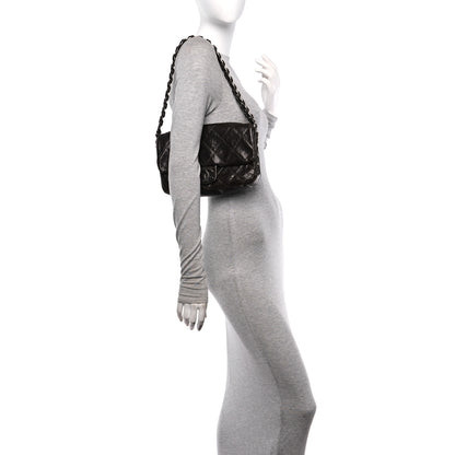 Chanel Glazed Caviar Quilted Modern Chain Flap Dark Brown 2 of 12
