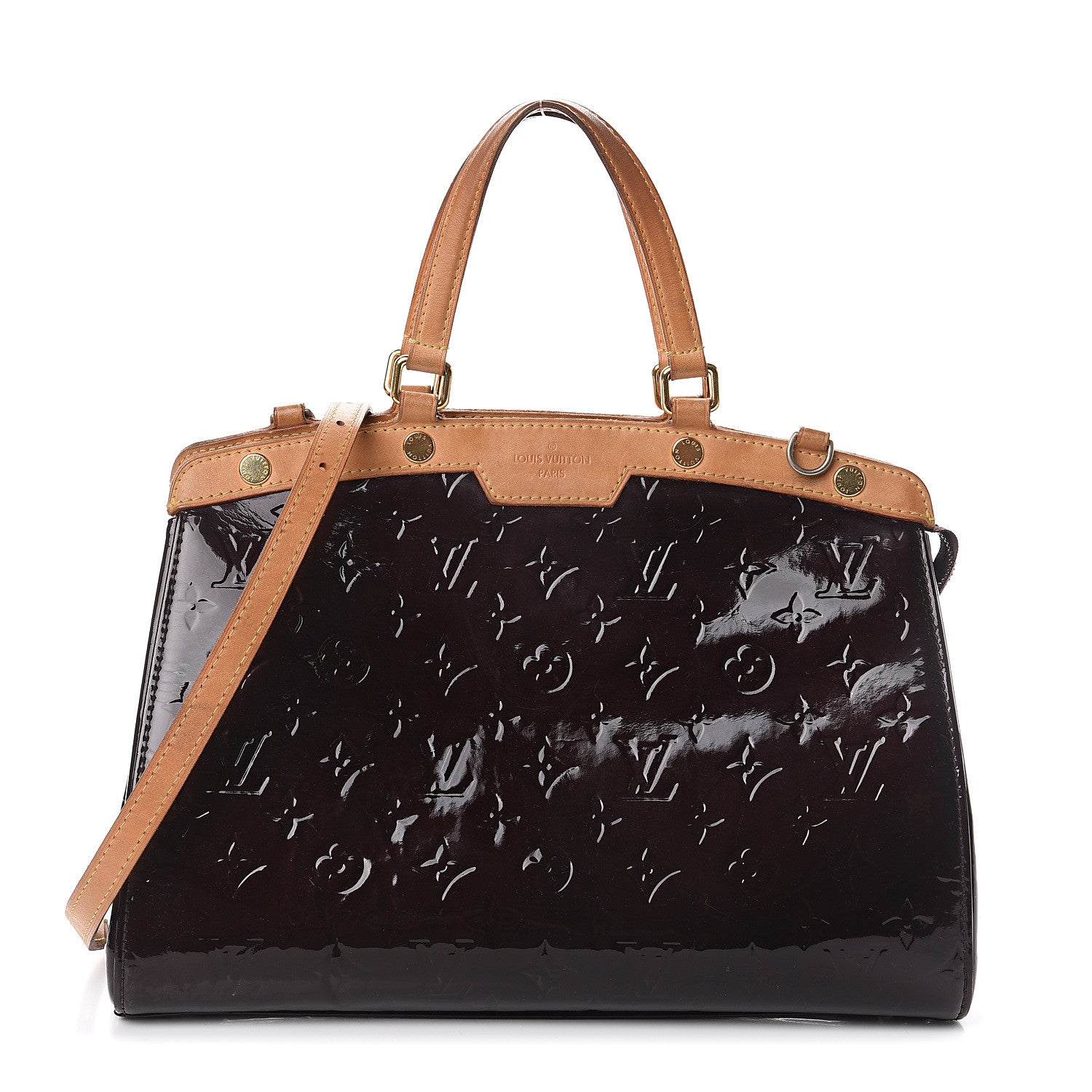 Louis Vuitton Vernis Brea GM Amarante 1 of 8