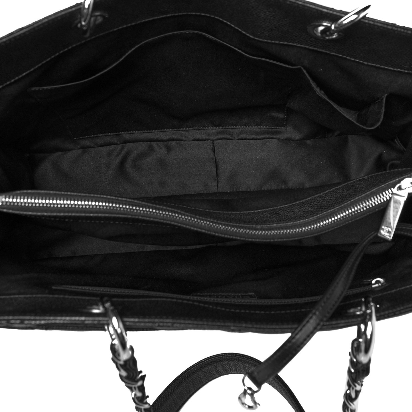 Caviar Quilted XL Grand Shopping Tote GST Black