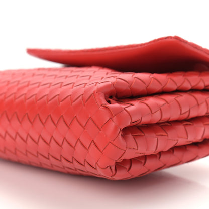 Bottega Veneta Nappa Intrecciato Flap Clutch Vesuvio 10 of 10