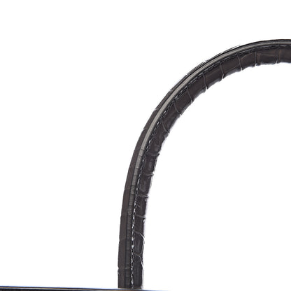 Saint Laurent Crocodile Embossed Small Sac De Jour Asphalt 13 of 14