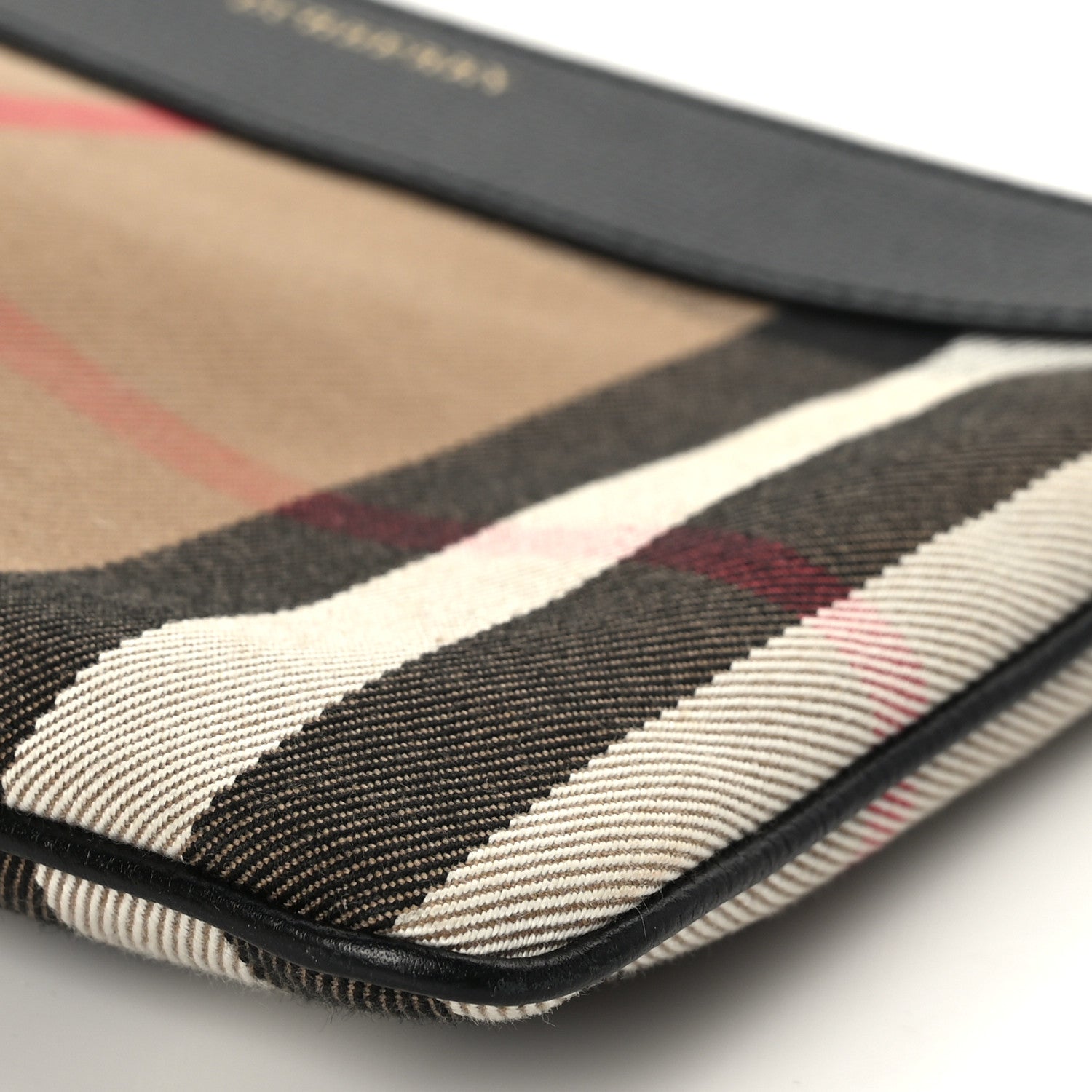 Burberry House Check Derby Peyton Crossbody Clutch Bag Black 8 of 8