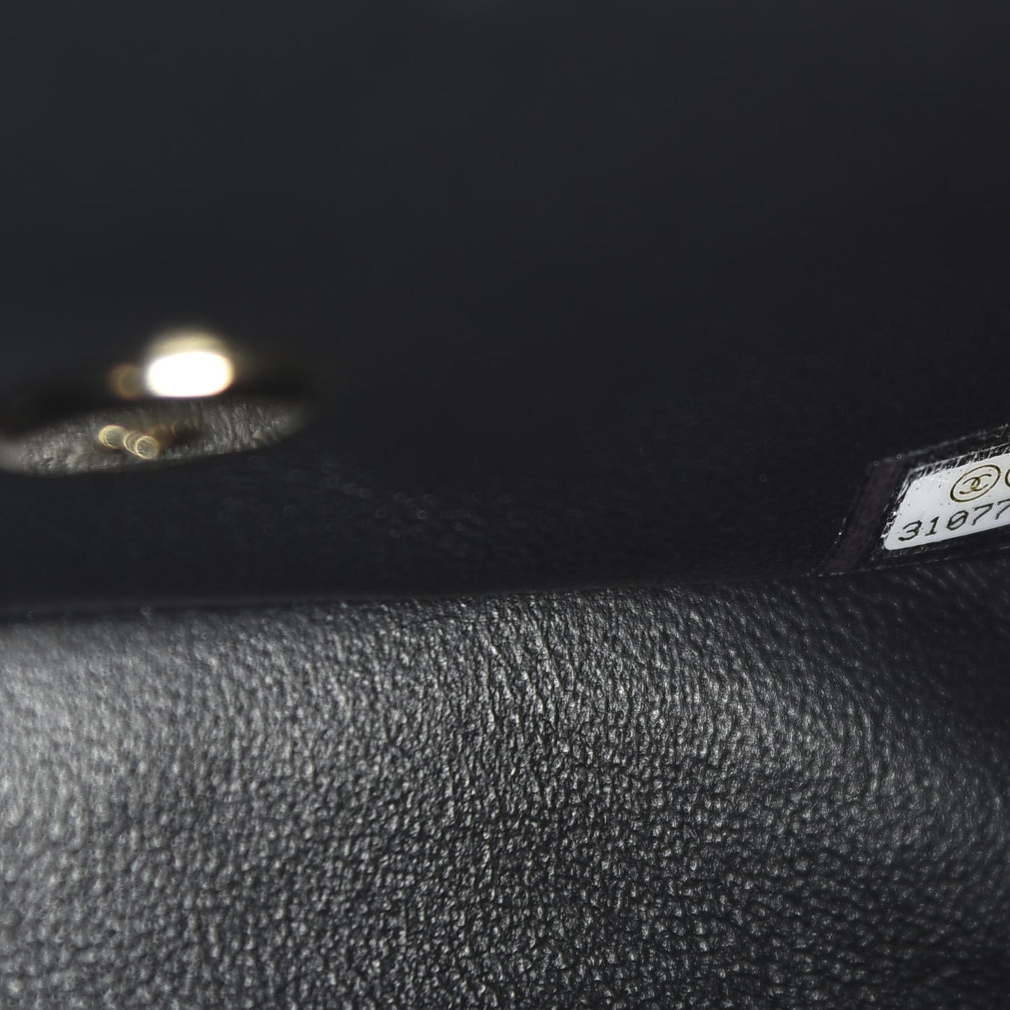 Lambskin Quilted Mini Square Flap Black