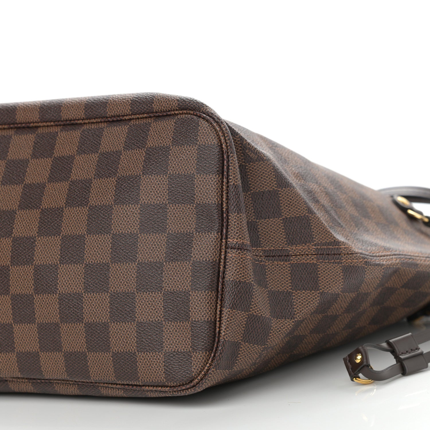 Louis Vuitton Damier Ebene Neo Neverfull MM Rose Ballerine 10 of 11