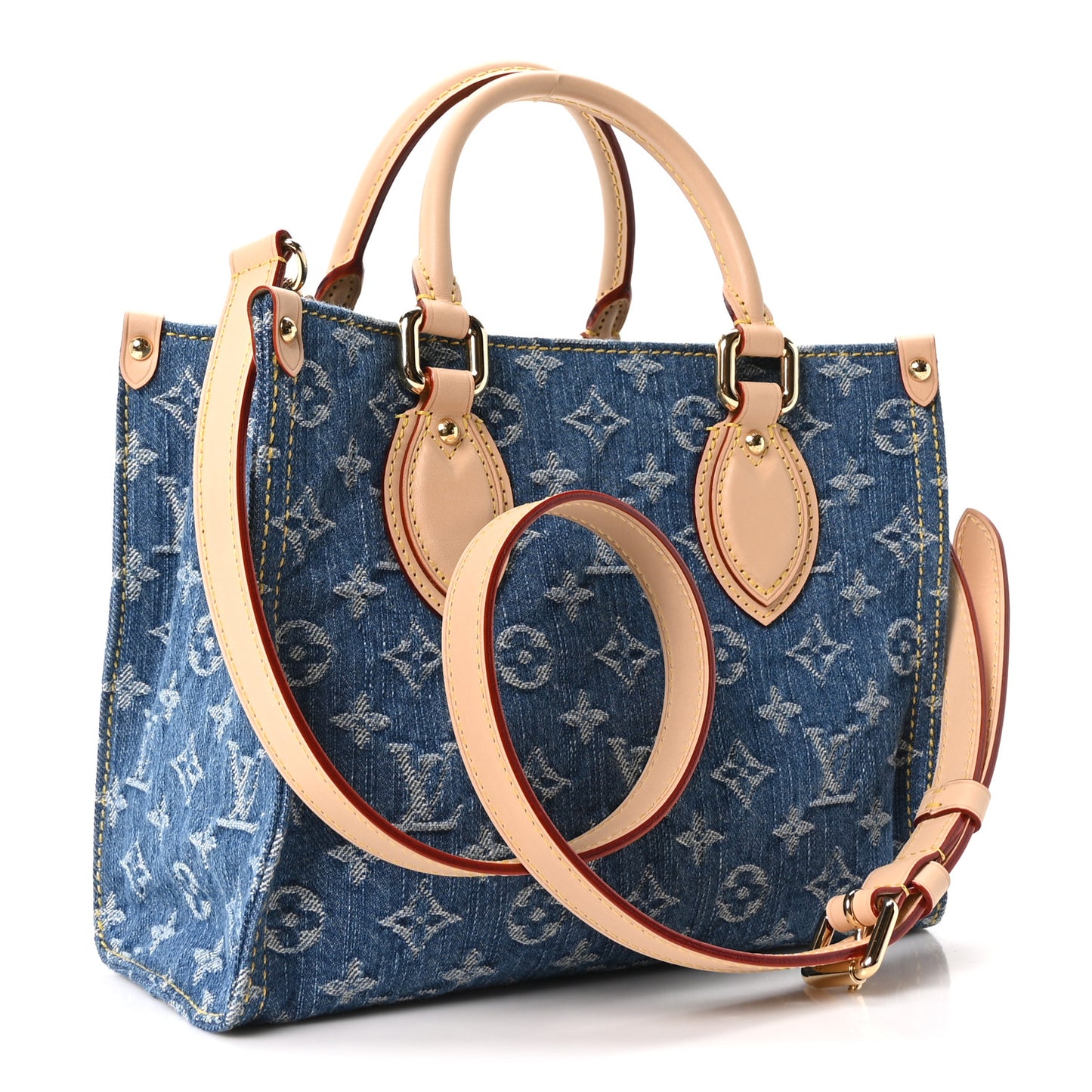 Monogram Denim Onthego PM Blue