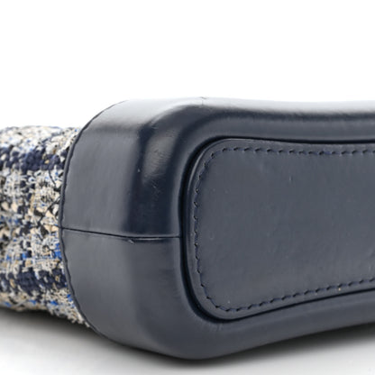 Chanel Tweed Calfskin Small Gabrielle Hobo Blue 9 of 10
