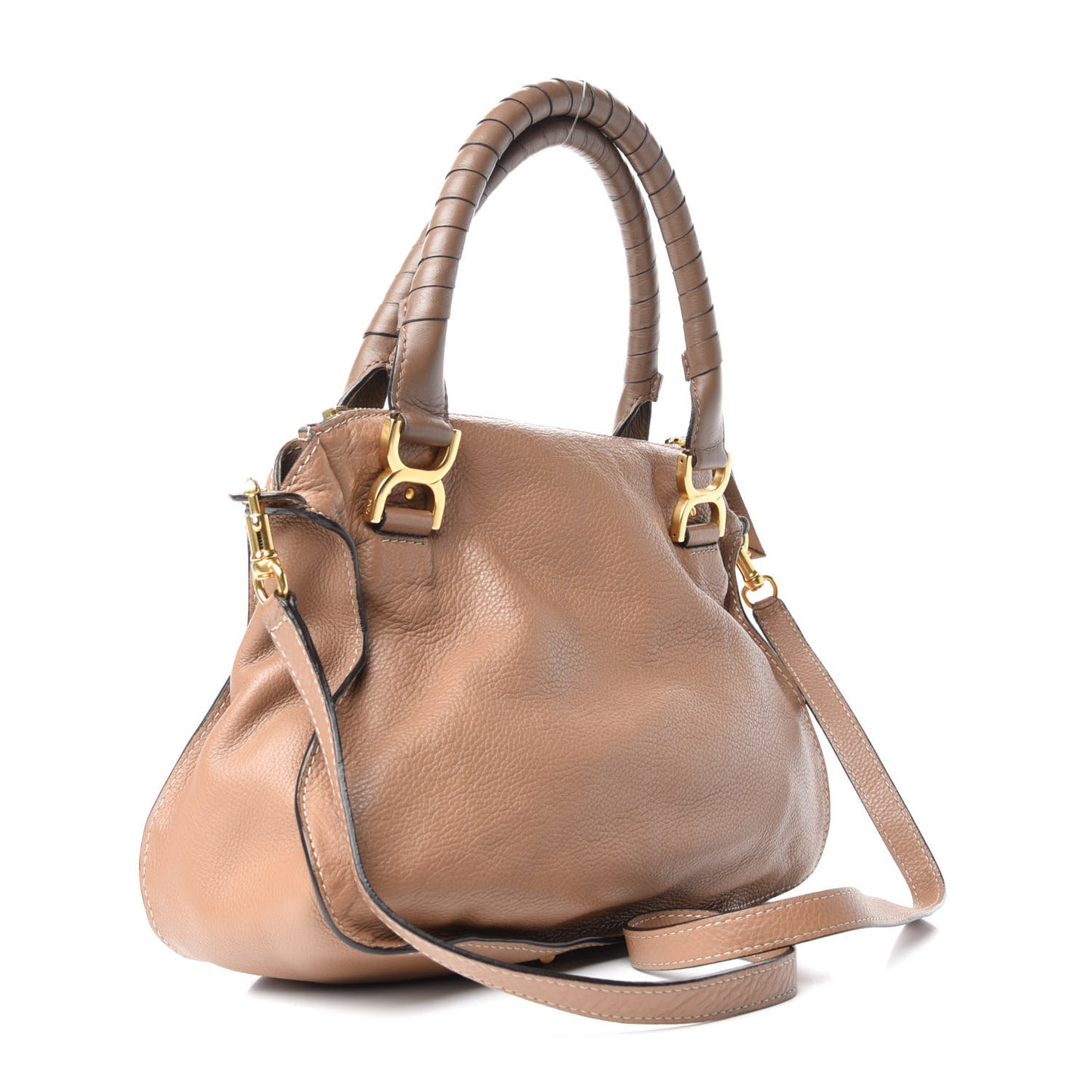 Calfskin Medium Marcie Satchel Blushy Pink