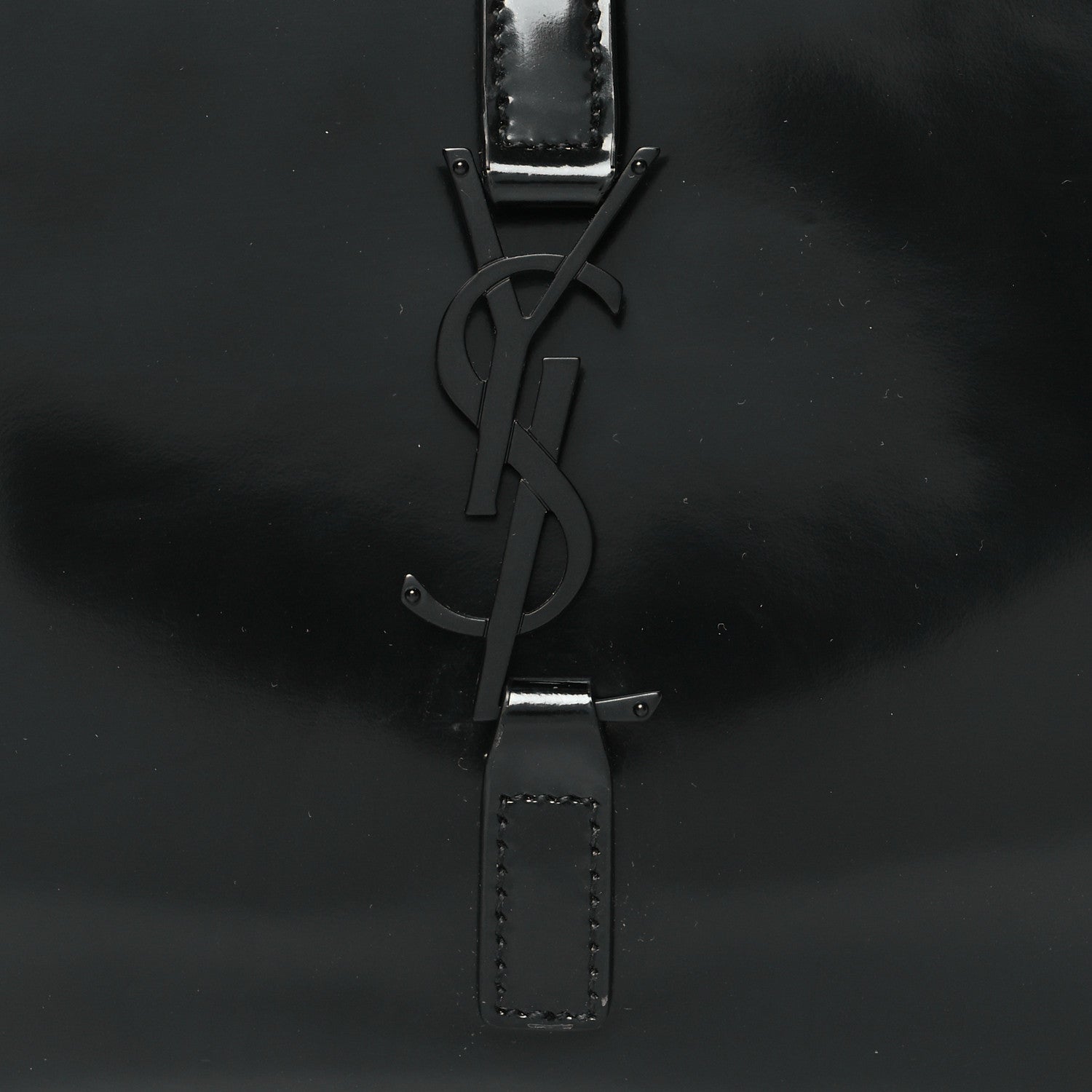 Saint Laurent Patent Le 5 A 7 Hobo Black 8 of 10