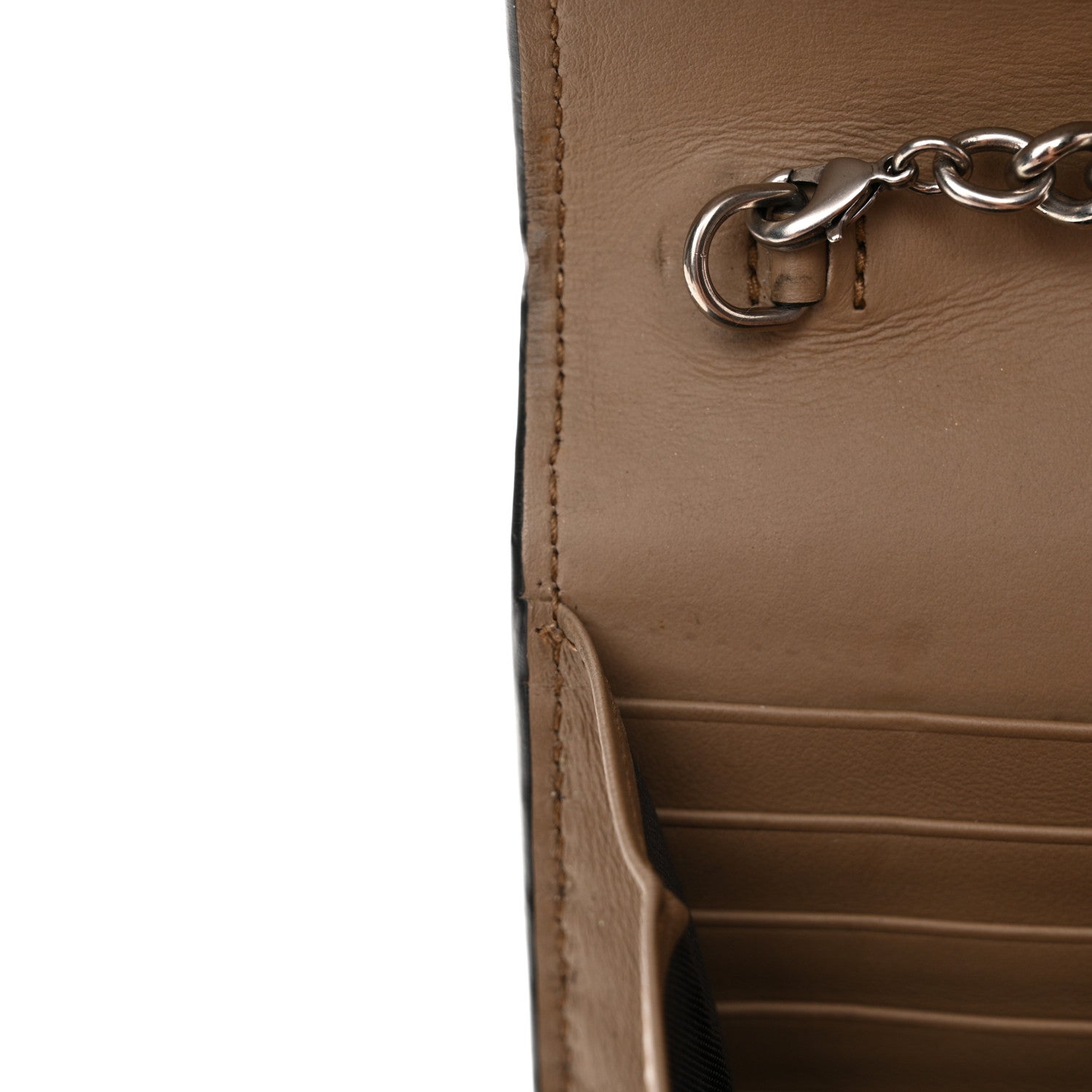 Gucci GG Supreme Monogram Mini Dionysus Chain Wallet Beige Taupe 15 of 15