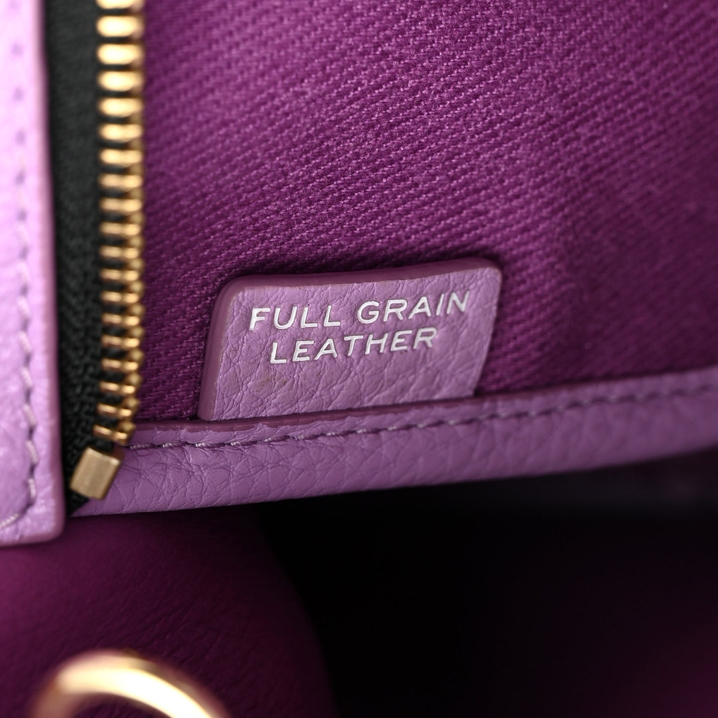 Grained Calfskin Small The Tote Bag Orchid Haze