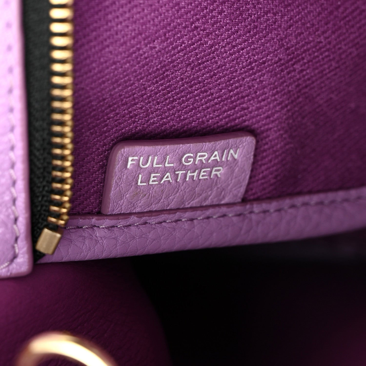 Marc Jacobs Grained Calfskin Small The Tote Bag Orchid Haze 7 of 13