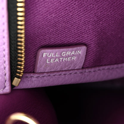 Marc Jacobs Grained Calfskin Small The Tote Bag Orchid Haze 7 of 13