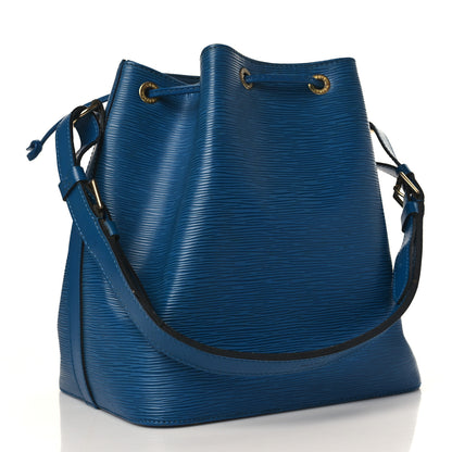 Louis Vuitton Epi Petit Noe Blue 3 of 10