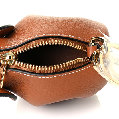 Loewe Calfskin Elephant Coin Purse Bag Charm Key Holder Tan 4 of 4