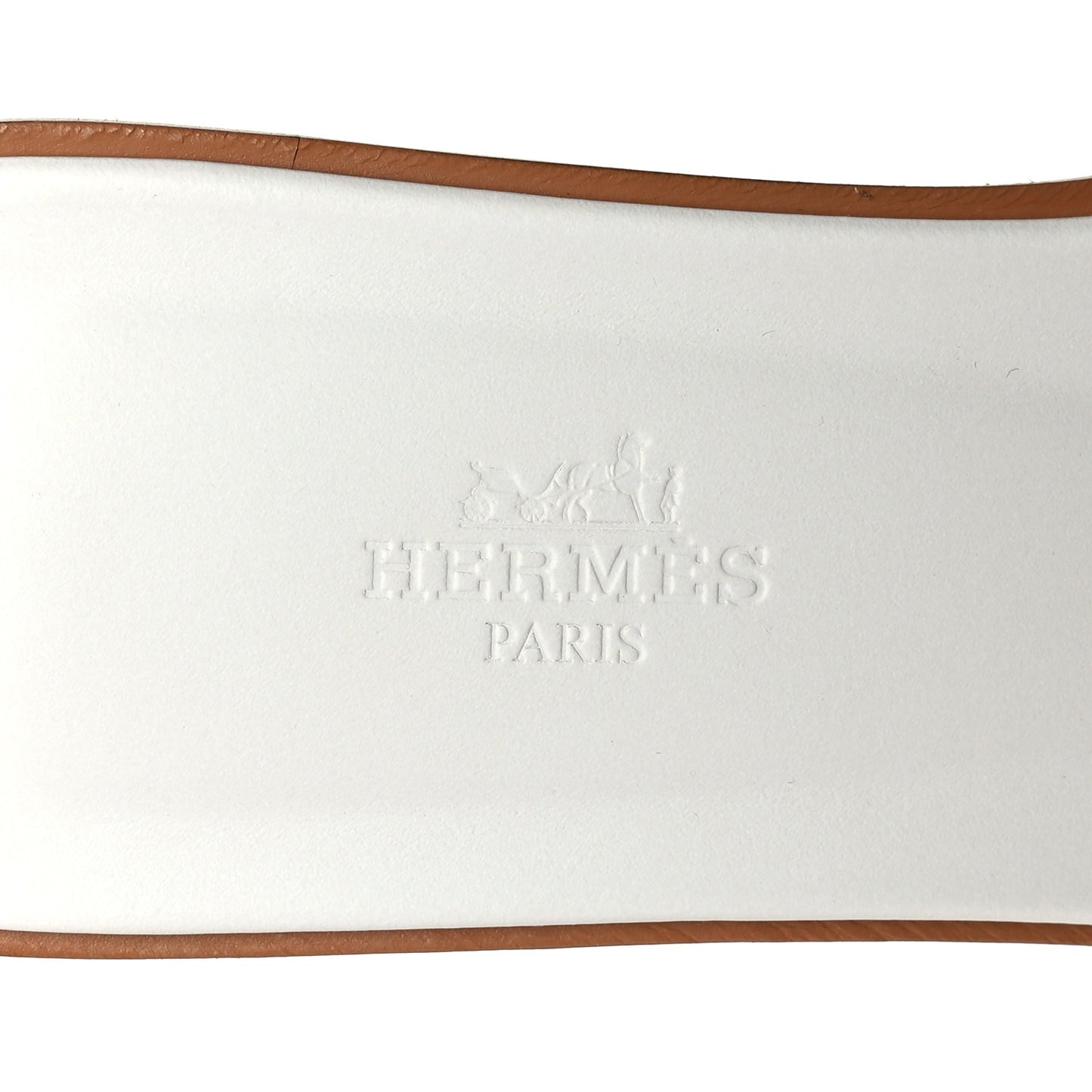 Box Calfskin Oran Sandals 38 White