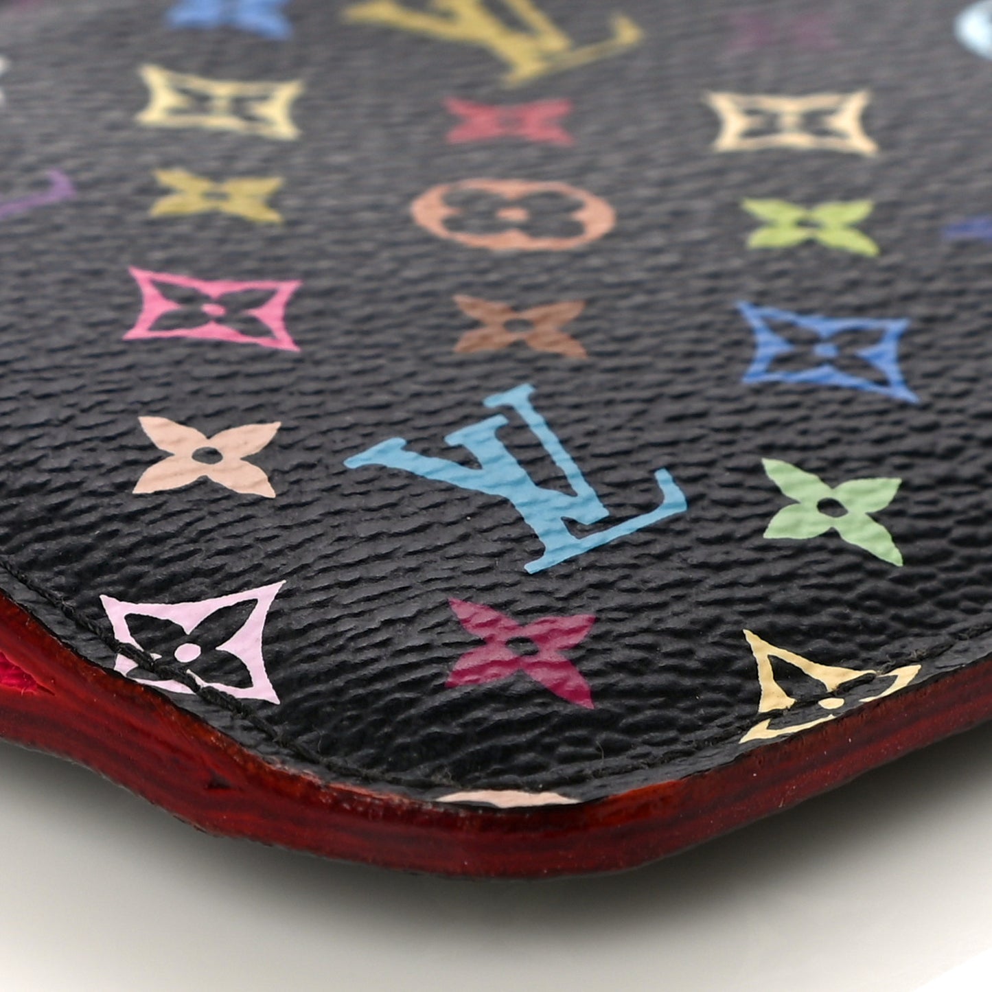 Monogram Multicolor Key Pouch Black Grenade