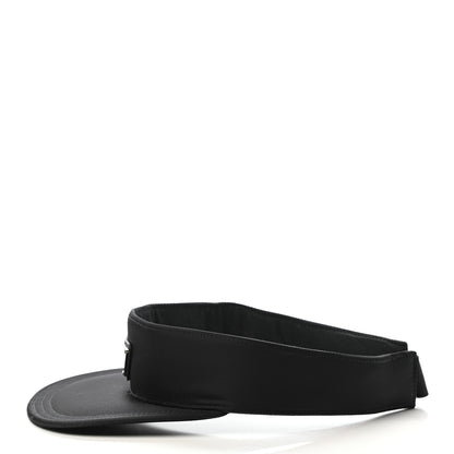 Prada Nylon Metal Triangle Logo Visor M Black 4 of 8