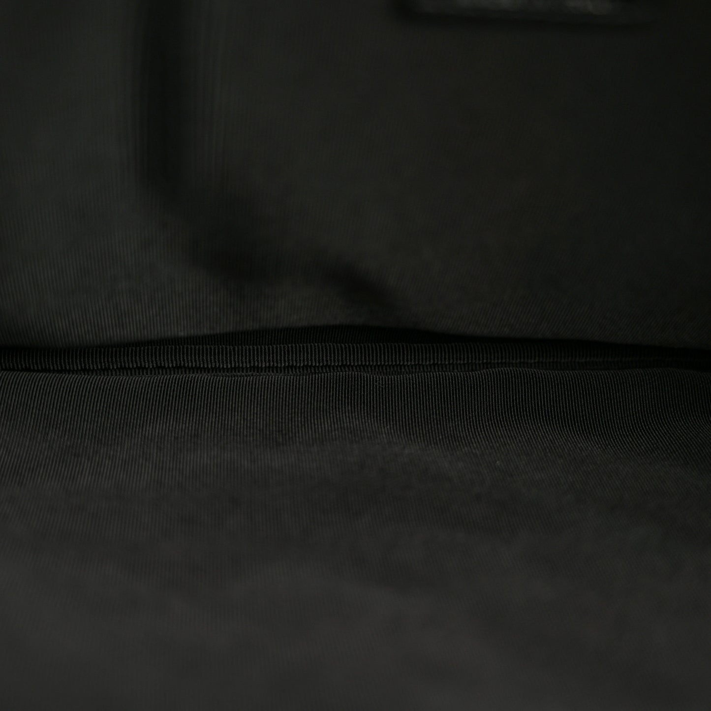 Aged Calfskin Quilted Large Tassel Cosmetic Case Black