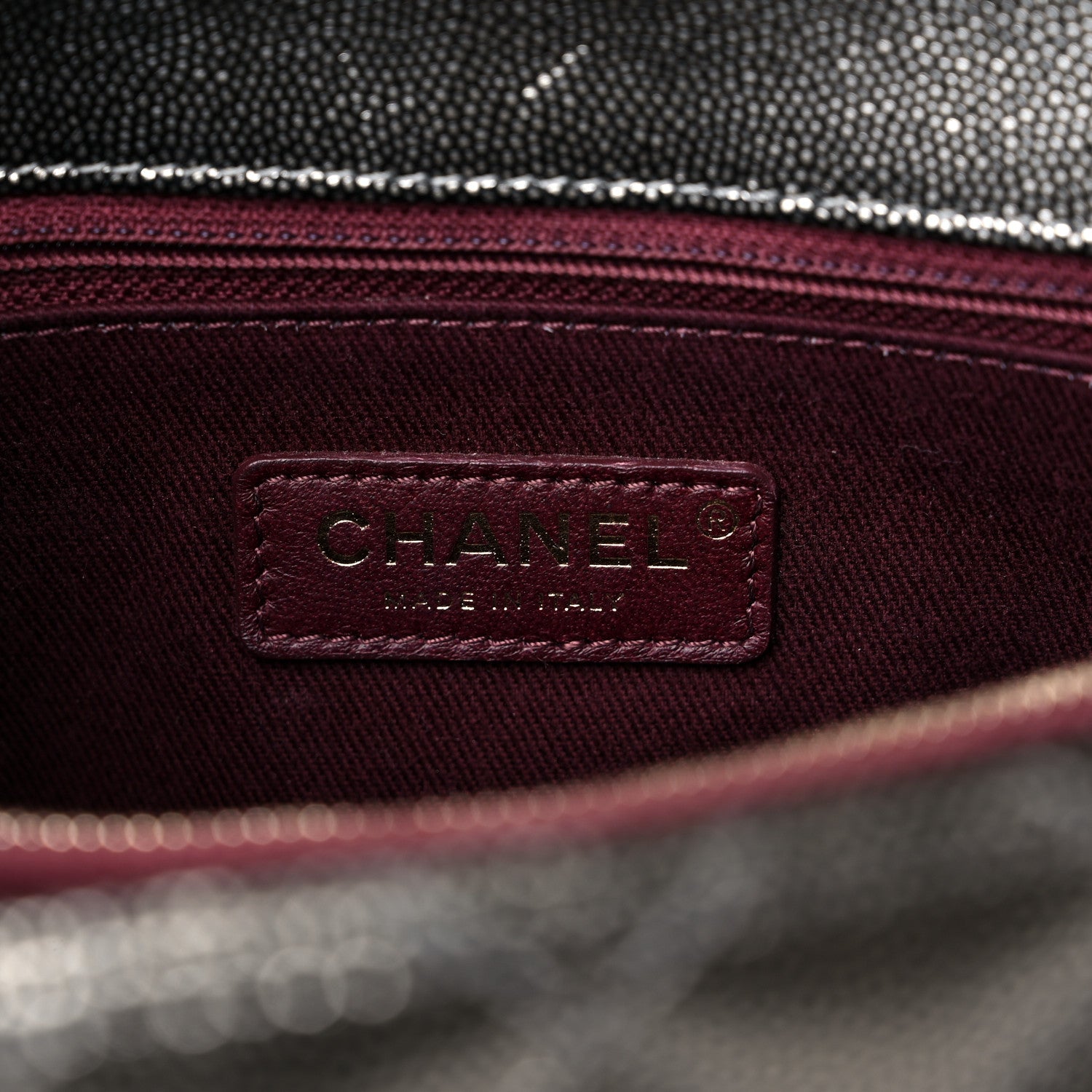 Chanel Metallic Caviar Quilted Small Coco Handle Flap Silver 6 of 12