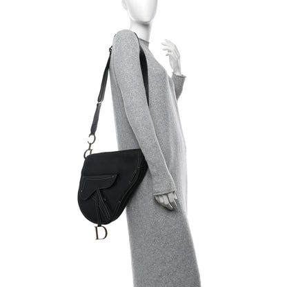 Christian Dior Calfskin Baudrier Saddle Bag Black 2 of 11