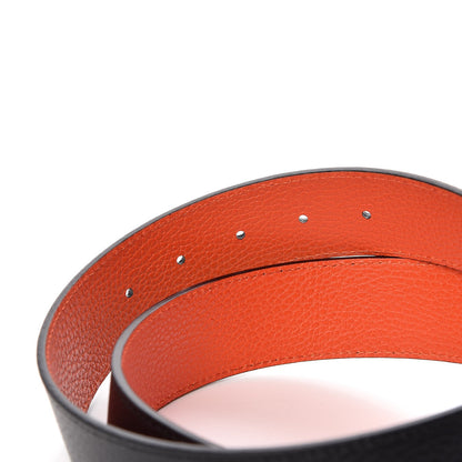 Gucci Calfskin 1973 Reversible Belt 90 36 Orange Black 4 of 6