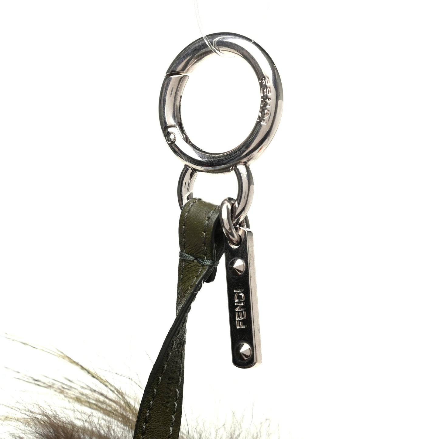 Fox Mink Rabbit Fur Minty Monster Bag Bug Charm Black Brown Multicolor