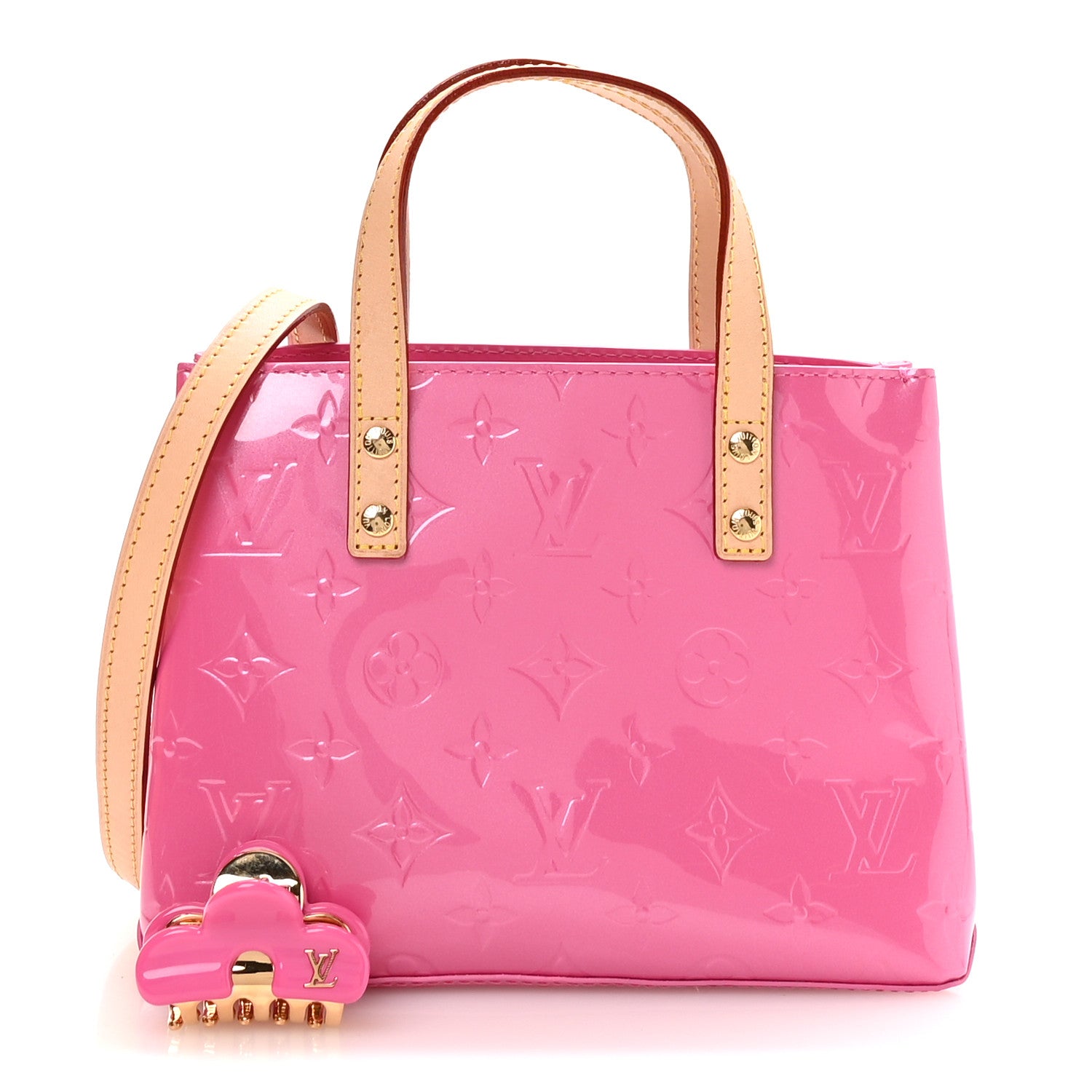 Louis Vuitton Vernis Reade PM NM Neon Pink 3 of 11