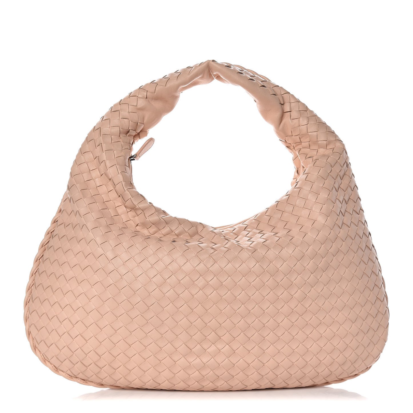 Nappa Intrecciato Medium Veneta Hobo Flamingo