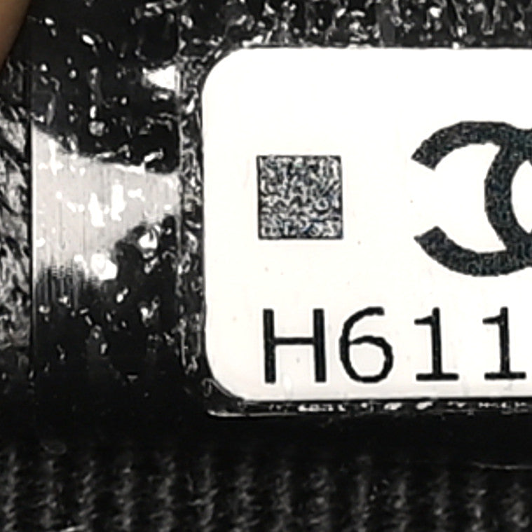 Chanel Suede Calfskin Shiny Lambskin Quilted Top Handle Slim Vanity Case With Chain Beige Black 7 of 11