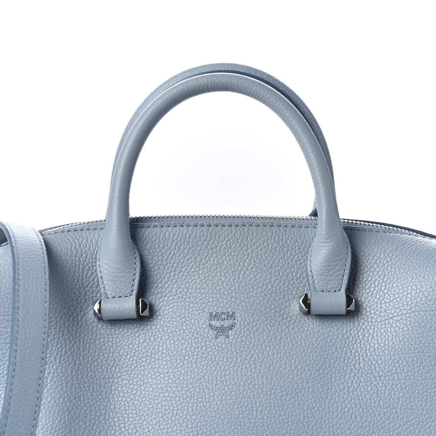 Grained Calfskin Medium Ella Boston Sky Blue