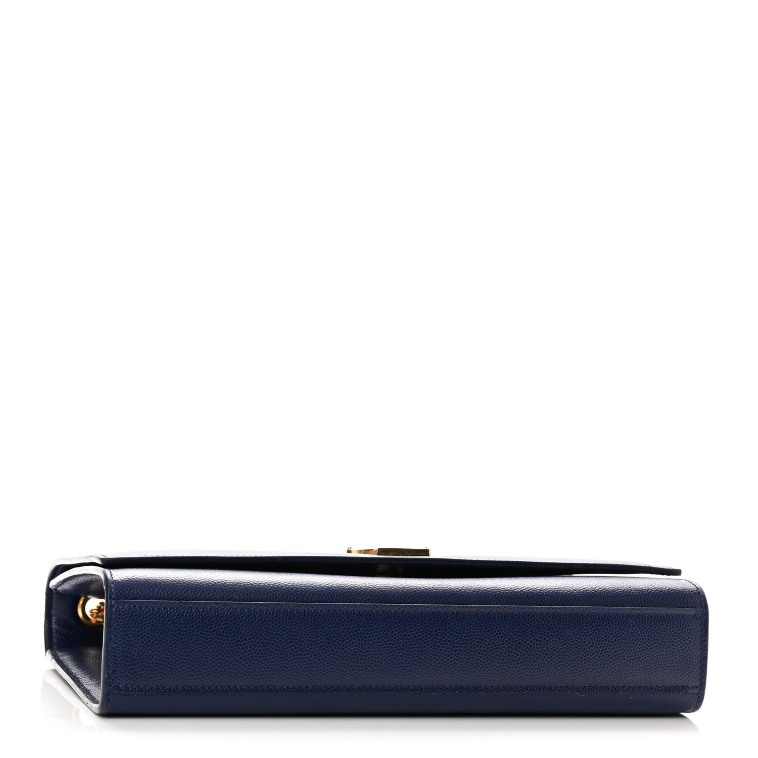 Saint Laurent Grain De Poudre Medium Classic Monogram Kate Satchel Flash Blue 3 of 9