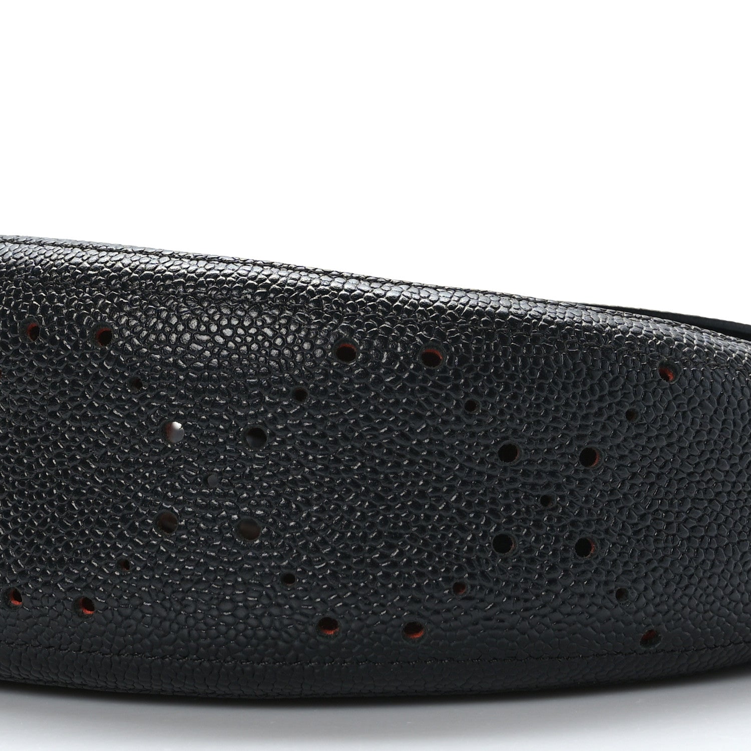 Chanel Caviar Perforated Messenger Bag Black 9 of 9