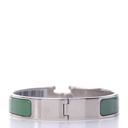 Hermes Enamel Narrow Clic Clac H Bracelet PM Vert Sapin 3 of 5