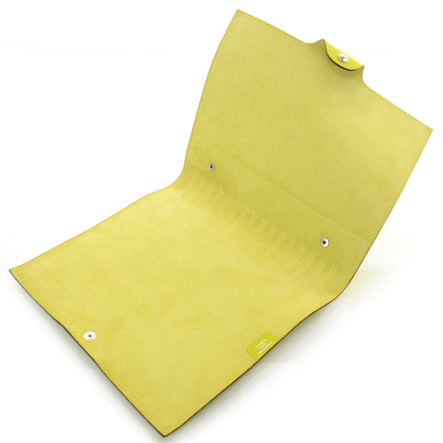 Hermes Togo Ulysse MM Notebook Cover Lime 3 of 6