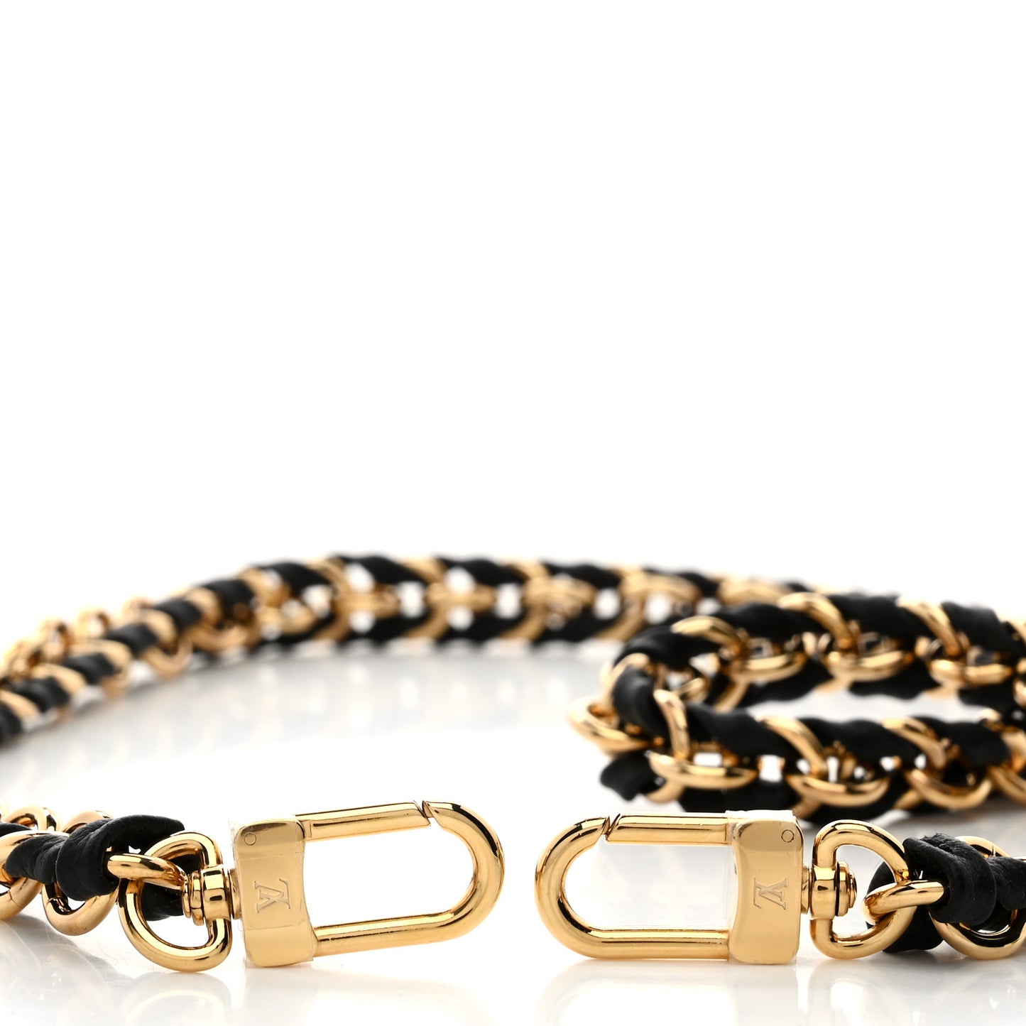 Calfskin OnTheGo East West Chain Strap Black