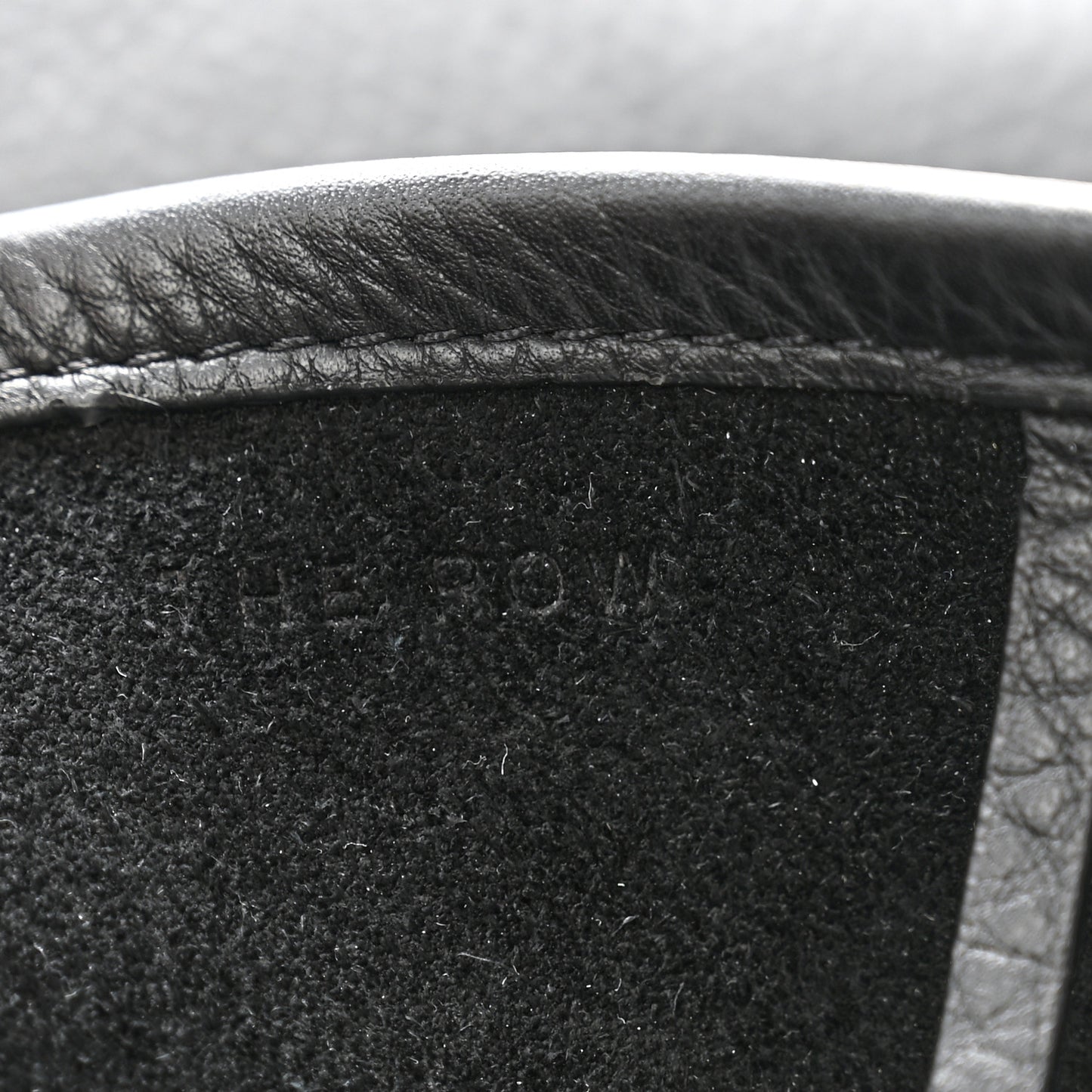 Grained Calfskin Medium N/S Park Tote Black