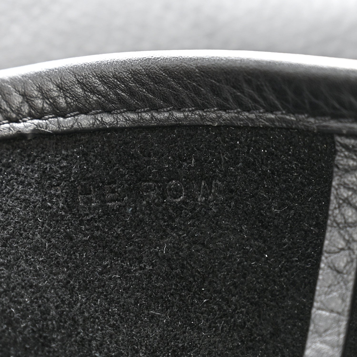 The Row Grained Calfskin Medium N/S Park Tote Black 6 of 12