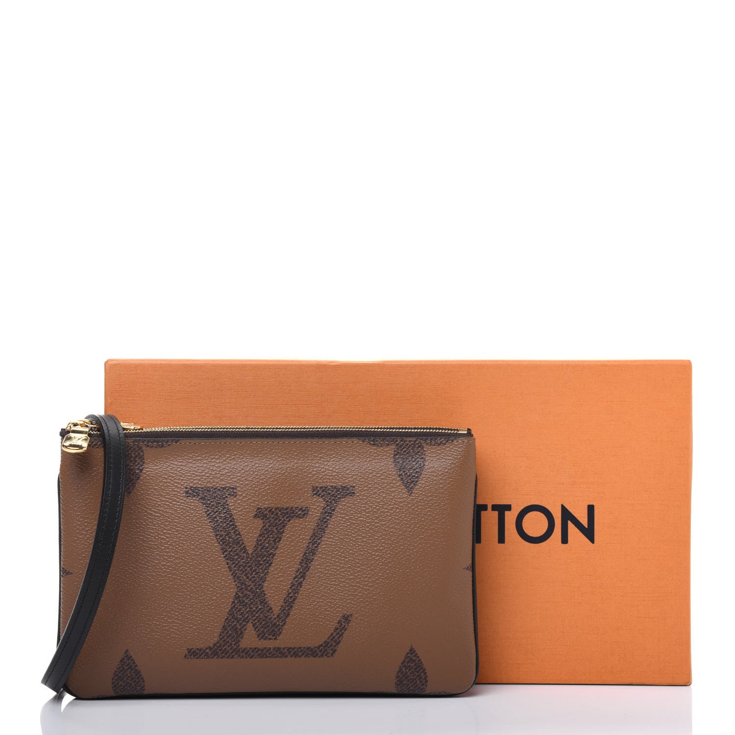 Louis Vuitton Reverse Monogram Giant Double Zip Pochette 12 of 12