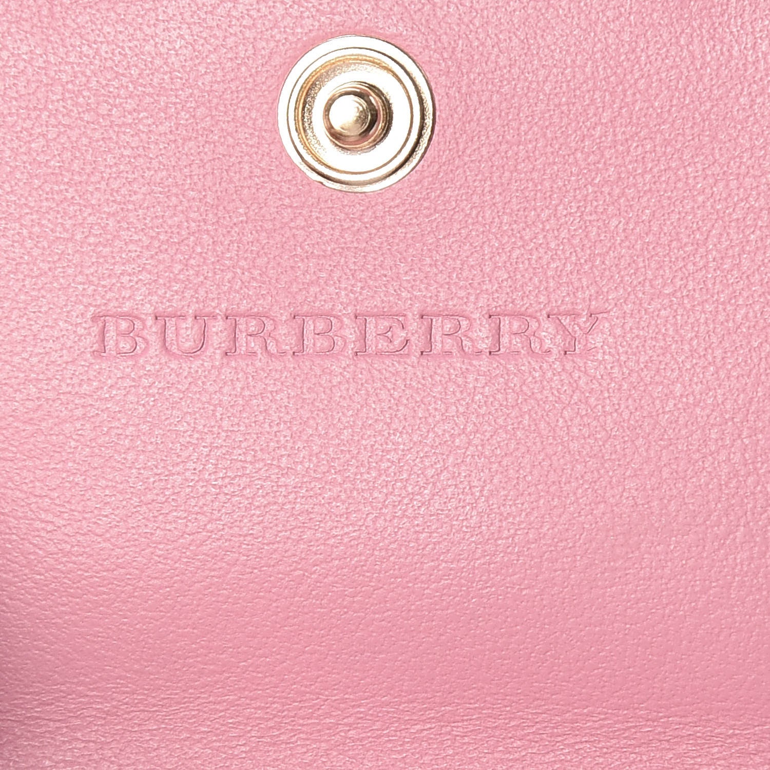 Burberry Metallic Grain Calfskin Buckle Card Case Pale Orchid 6 of 7