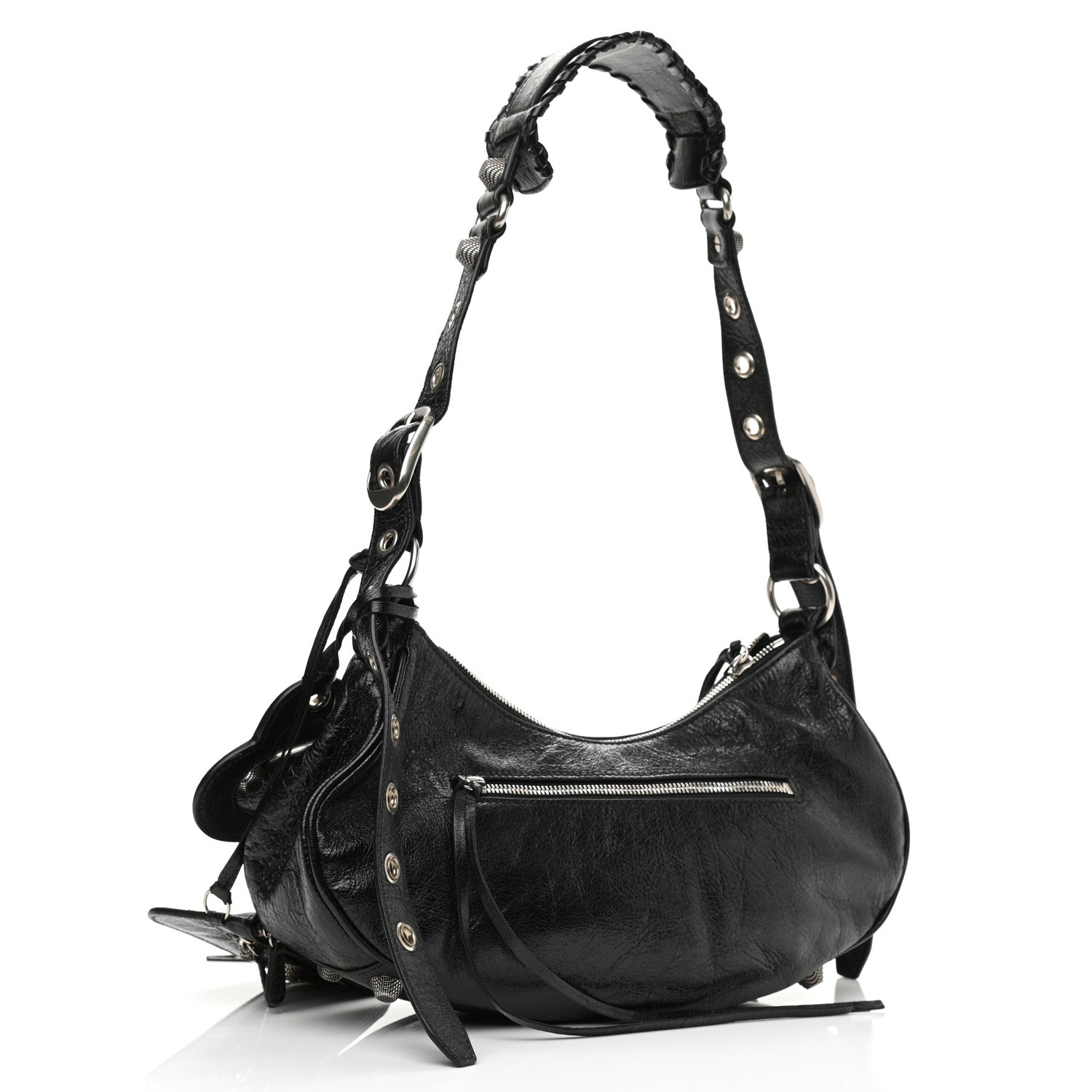 Balenciaga Agneau Arena Small Le Cagole Shoulder Bag Black 3 of 9