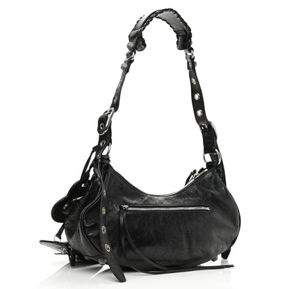 Balenciaga Agneau Arena Small Le Cagole Shoulder Bag Black 3 of 9
