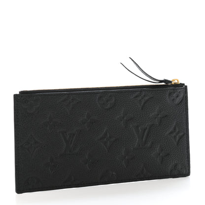 Louis Vuitton Empreinte Felicie Chain Wallet Zippered Insert Black 2 of 4